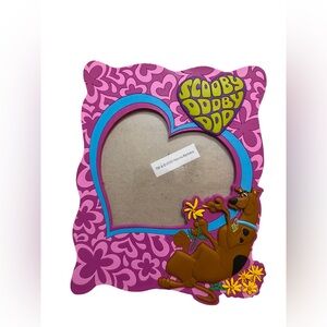 Y2K Scooby-Doo Photo Frame 2000 Hanna-Barbera Heart Shape Retro Cartoon Network
